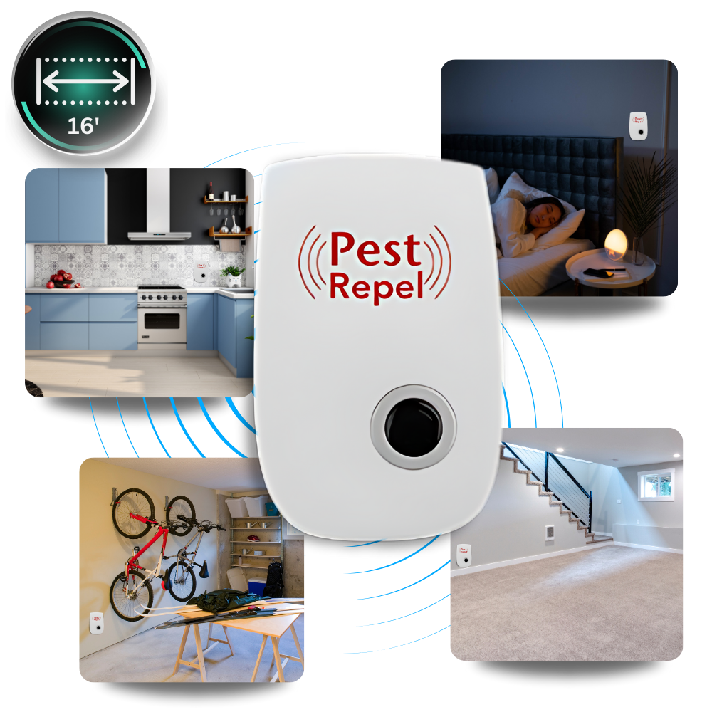 Repelente ultrasonic Ultrasonic Pest Repeller para desinsetização, dispositivo de alta eficiência energética e proteção contra insetos.