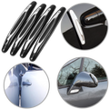 Pack de 4 bandes de protection gris pour portières de voiture Enowise-Yl, idéal pour entretien et décoration de véhicules.