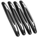 Pack de 4 bandes de protection gris pour portières de voiture, en Enowise-Yl, pour entretien et décoration de véhicules.