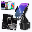 Suporte ajustável para telefone móvel Enquiret, ideal para uso em veículos, com design prático e ajustável para diferentes tamanhos.