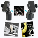 Suporte ajustável para telefone móvel Enquiret, ideal para uso em veículos, com design prático e compatível com diversos modelos.