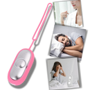 Dispositivo relaxante Eotia para massagem por acupressão em design azul, promovendo relaxamento e bem-estar.