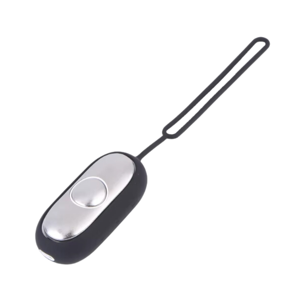 Dispositivo de relaxamento Eotia para massagem por acupressão, em cor azul, usado para aliviar tensões e promover relaxamento.