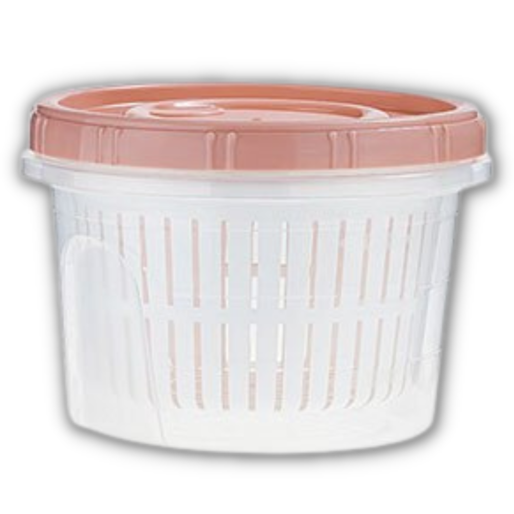 Recipiente de armazenamento de alimentos empilável com escorredor, recipiente azul de 500ml da Epackagesupply.