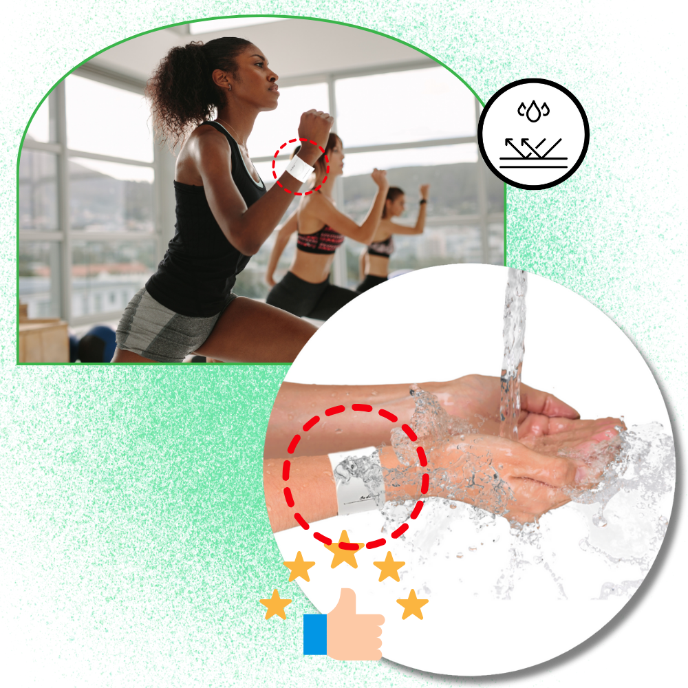 Pulseiras de silicone apagáveis da Qocecuc, lembranças removíveis e coloridas, ideal para anotações e lembretes diários.