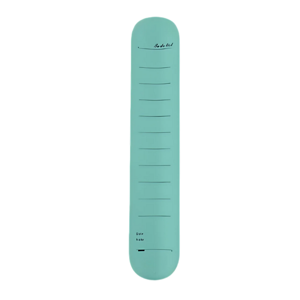Pulseiras de silicone apagáveis de lembrete da Qocecuc, em verde, com design de faixas de silicone para lembretes reutilizáveis.