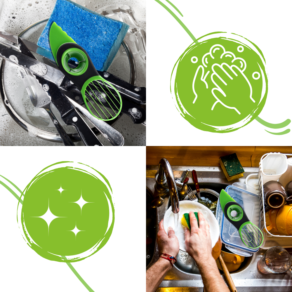 Ferramenta ergonômica multifuncional da Etcbuys para cortar abacates, fácil de usar e limpa, utensil de cozinha prático e eficiente.