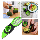 Ferramenta multifuncional ergonômica da Etcbuys para cortar e preparar abacates na cozinha, com design confortável e prático.