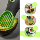 Ferramenta ergonômica multifuncional da Etcbuys para cortar e preparar abacates na cozinha, com design prático e versátil.