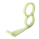 Suporte de telefone sem fio Besufy, ergonômico, com suporte para dedo na cor verde, ideal para uso em telefonia móvel.