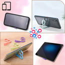 Suporte para telefone sem fio Besufy, design ergonômico com suporte para dedo, compatível com telefones para uso livre e confortável