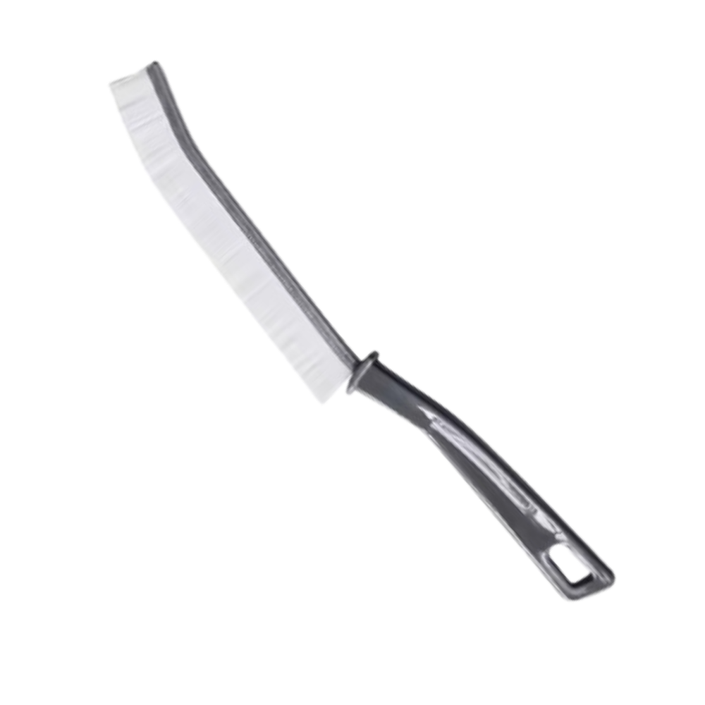 Escova de limpeza de rejunte suave e ergonômica da Realhomelove, ideal para limpeza doméstica de rejuntes brancos.