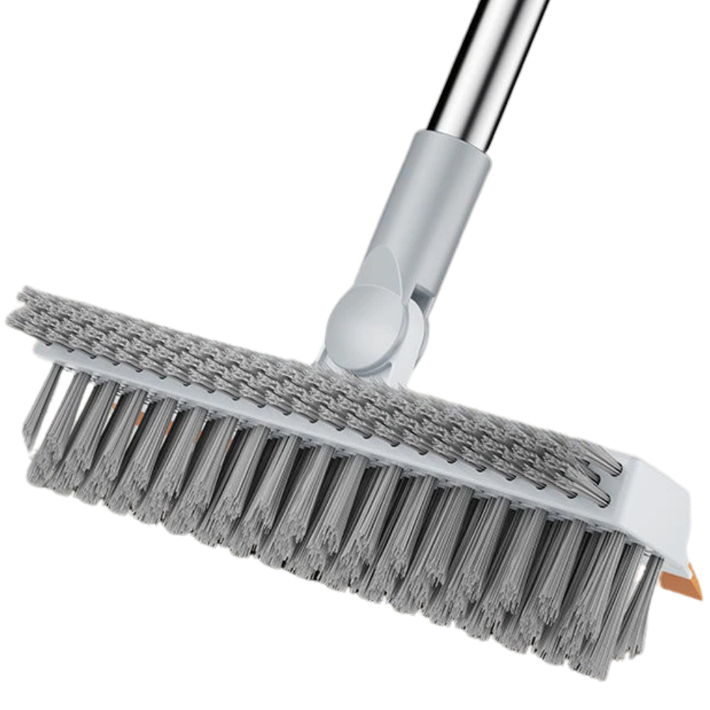Brosse rotativa Ettore para limpeza de pisos, parte de limpa-solos a vapor, cor cinza, ferramenta de limpeza doméstica.