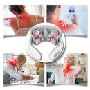 Dispositivo de massagem Everso com quatro cabeças para pescoço e ombros, ideal para relaxamento muscular e alívio de tensões.