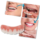 Facetas dentárias à clipar da marca Everso, produto de cuidados bucais, visível na imagem.