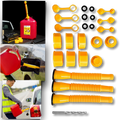 Bico de engate flexível Ez-Pour para bidon de gasolina, equipamento elétrico de exterior, fácil de usar e resistente.