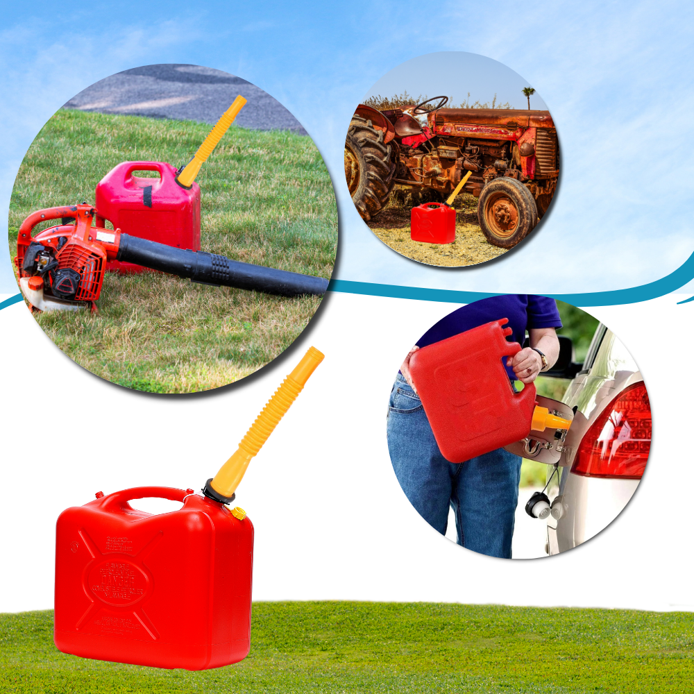 Bico versor flexível Ez-Pour para bidão de gasolina, equipamento elétrico externo, fácil de usar e resistente.