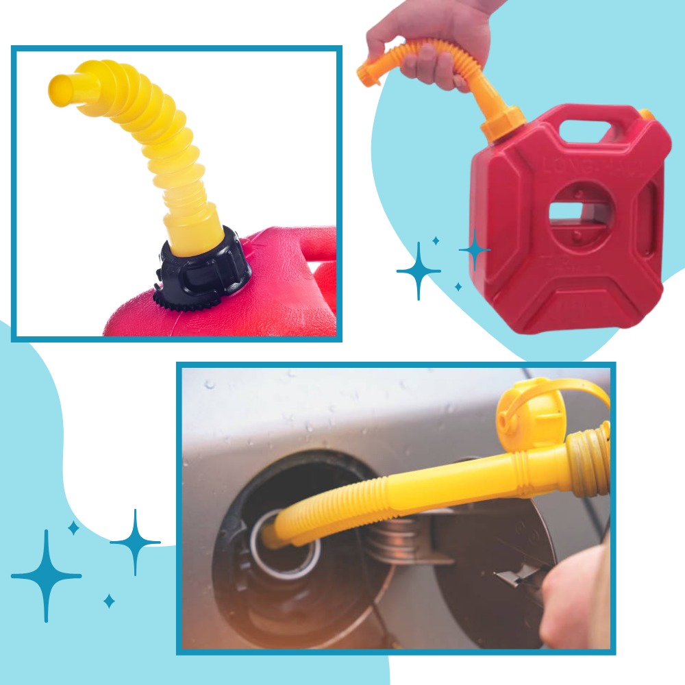 Bec verseur flexível da Ez-Pour para bidões de gasolina, equipamento elétrico de exterior para transferência fácil de combustível