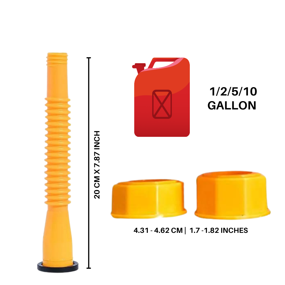Bico dosador flexível Ez-Pour para bidon de gasolina, equipamento elétrico externo para transferência segura de combustível