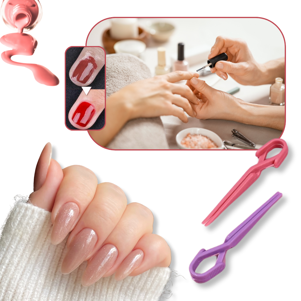 Protecteur de doigt Fafwyp pour pose de vernis à ongles, évite les débordements lors de la manucure.