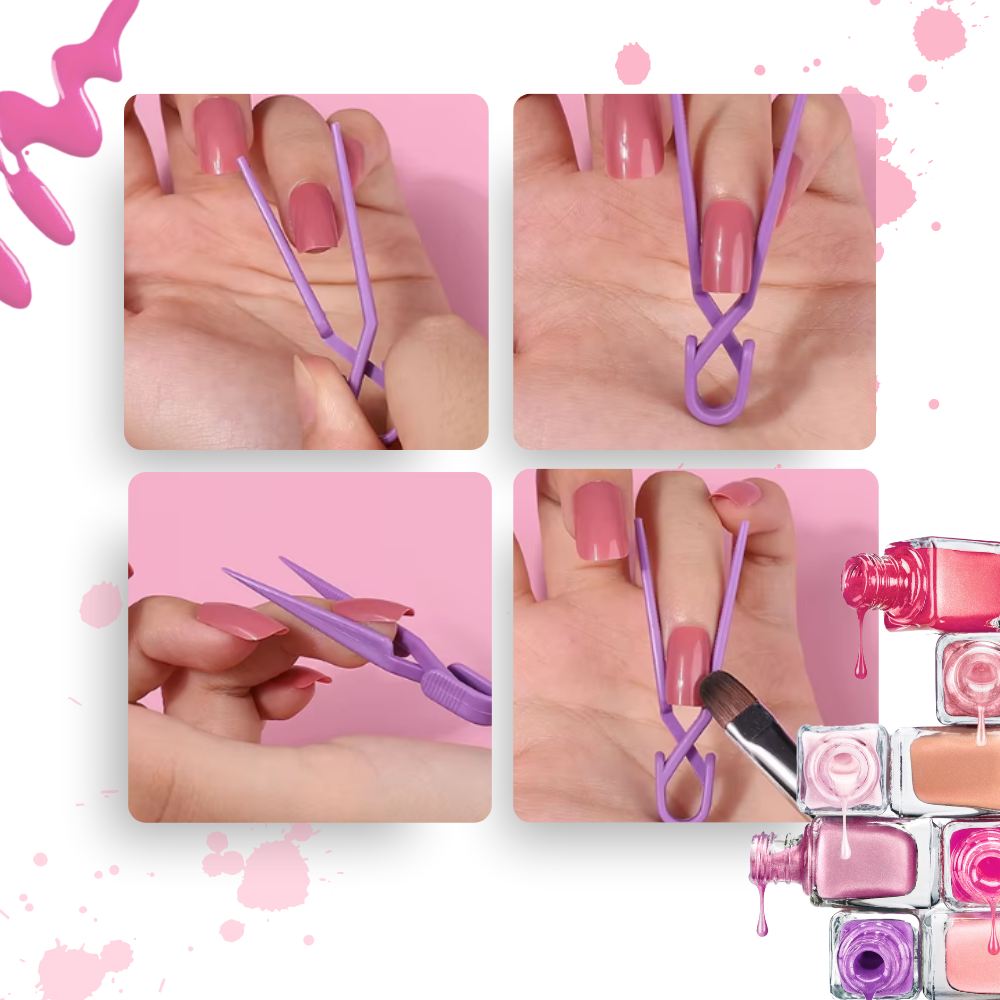 Protectores de dedo para esmalte de unha da Fafwyp, evitam manchas ao aplicar verniz sem borrões.