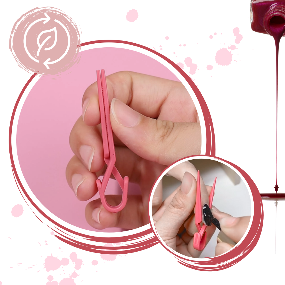 Protecteur de doigt Fafwyp pour pose de vernis à ongles, évite les débordements lors de la manucure.