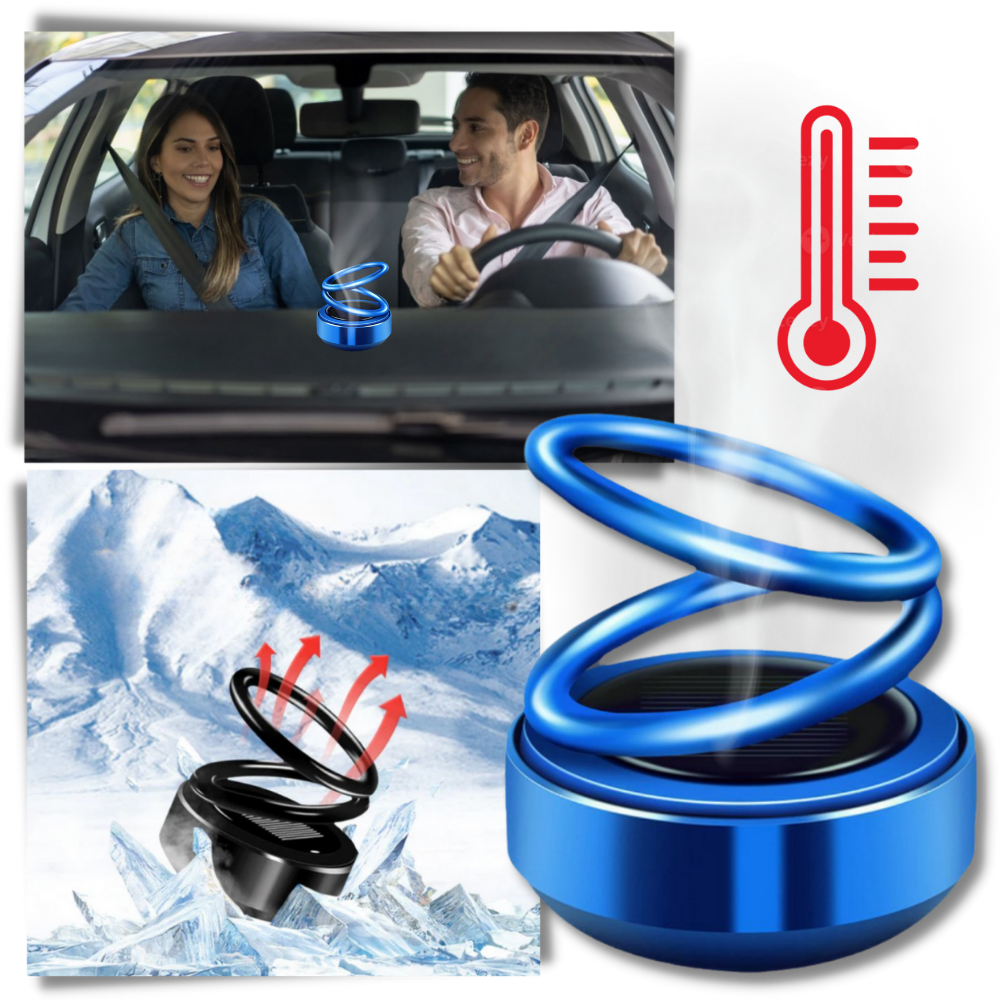 Pièces détachées Fairnull, chauffe-voiture et dégivreur de pare-brise à énergie solaire pour véhicules, rouge.