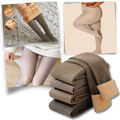Meia-calça translúcida falsa com forro de fleece da Smallbee, ideal para conforto e aquecimento em roupas íntimas.