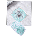 Conjunto de 10 filtros de evacuação descartáveis adesivos da Fansoubay para peças de encanamento, na cor rosa.