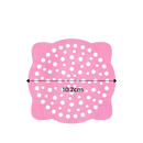 Conjunto de 10 filtros de evacuação descartáveis adesivos da marca Fansoubay para peças de encanamento, cor rosa.