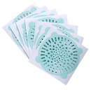 Conjunto de 10 filtros de evacuação descartáveis adesivos da Fansoubay para peças de encanamento, cor rosa.