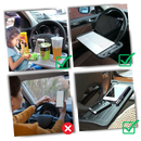 Mesa de apoio de volante de carro Fansu, peça automotiva para carros e motos, instalação na cabine do veículo.