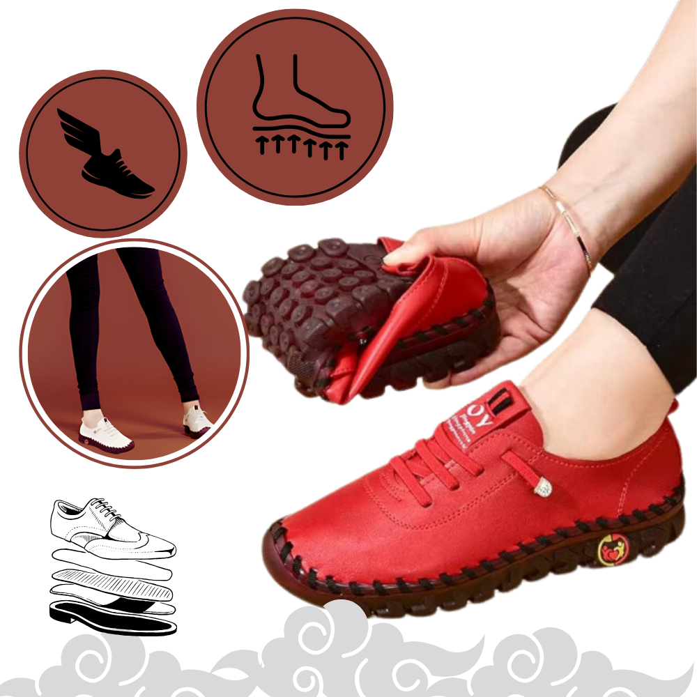 Sapatos ortopédicos modernos da marca BI04329, confortáveis e com design estiloso para uso diário.