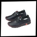 Sapatos ortopédicos de moda da marca BI04329, exibindo design elegante e confortável em pacote de imagem.