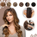 Escova secadora multifuncional Faslmh para cuidados capilares, em cinza, com design compacto e funcionalidade para cabelo.