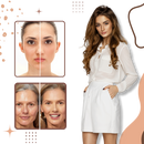 Base líquida Magic 4 em 1 da FebMiss, cosméticos com acabamento uniforme e natural, visível na embalagem do produto.