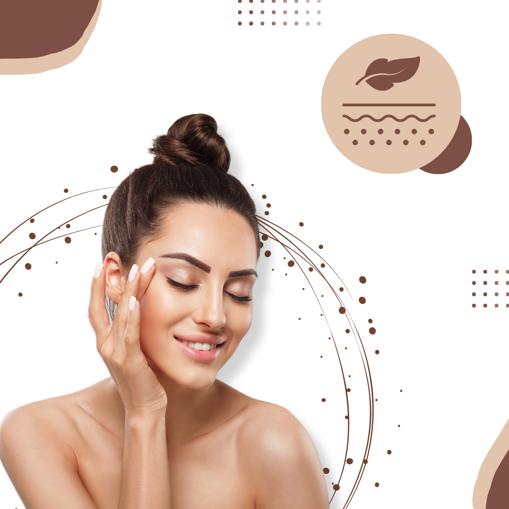 Base líquida Magic 4 em 1 da FebMiss, produto de cosméticos, exibida na embalagem com textura suave e cobertura uniforme.