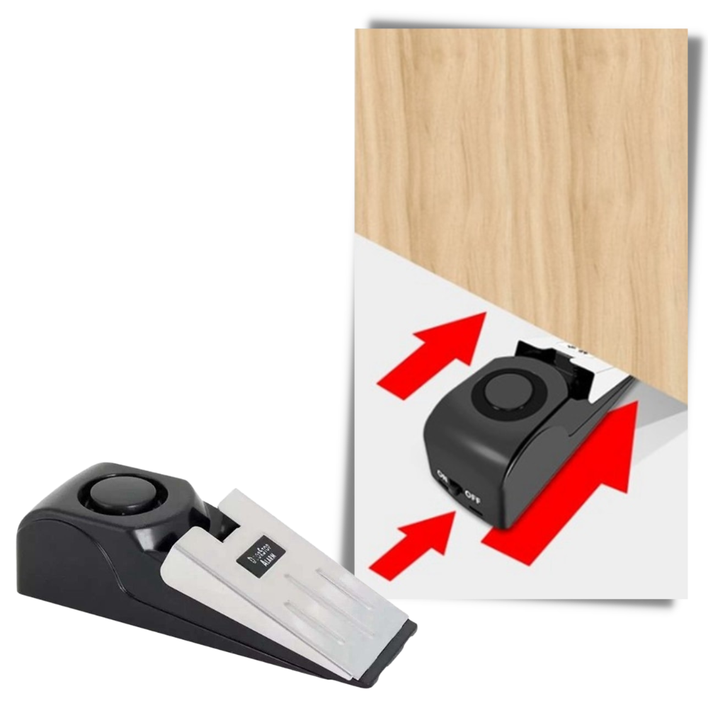 Alarme de segurança com cale-porte Febmiss, quincaillerie para portas, dispositivo de proteção para portas e segurança doméstica