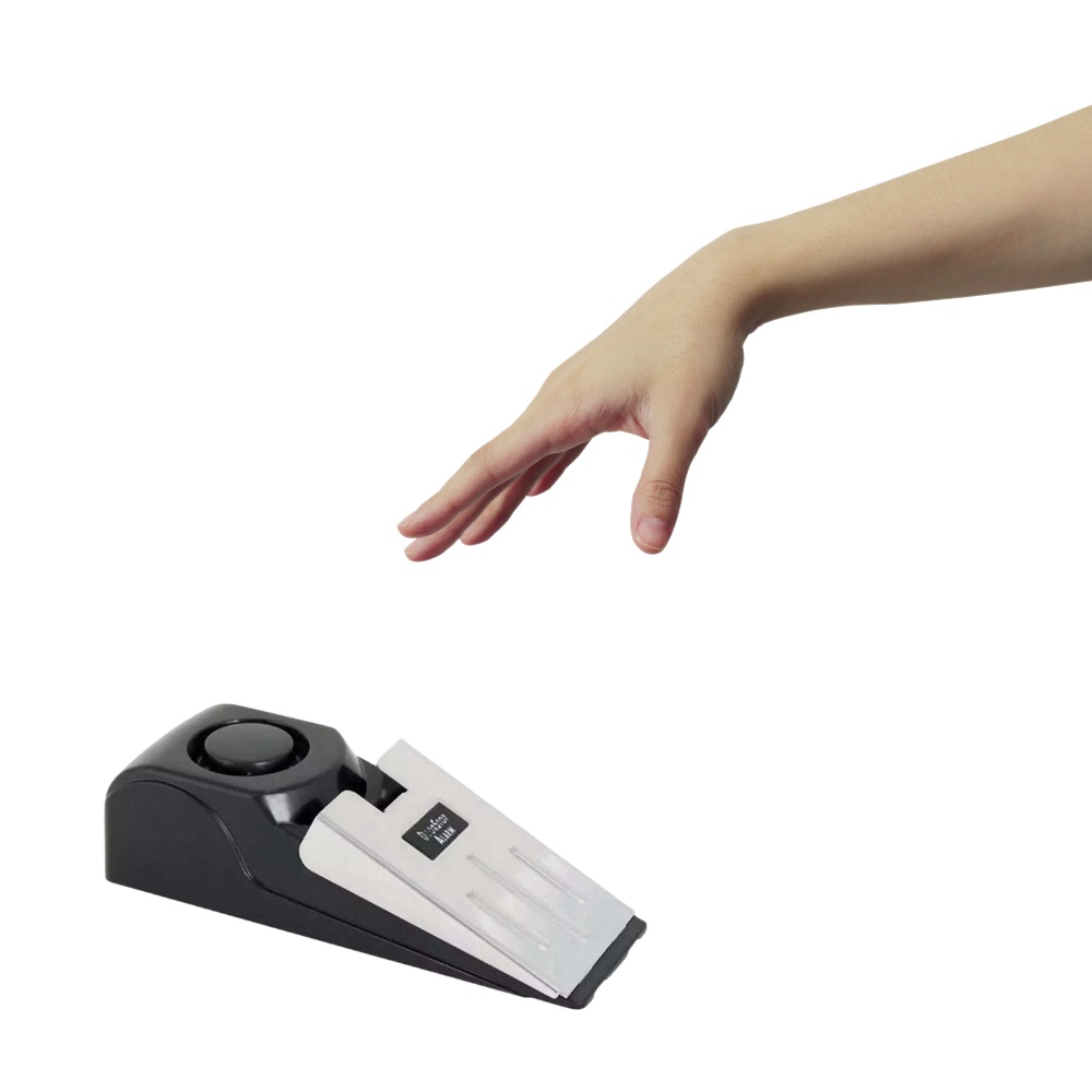 Alarme de segurança com cale-porte Febmiss, quincaillerie para portas, dispositivo de proteção e aviso para portas.