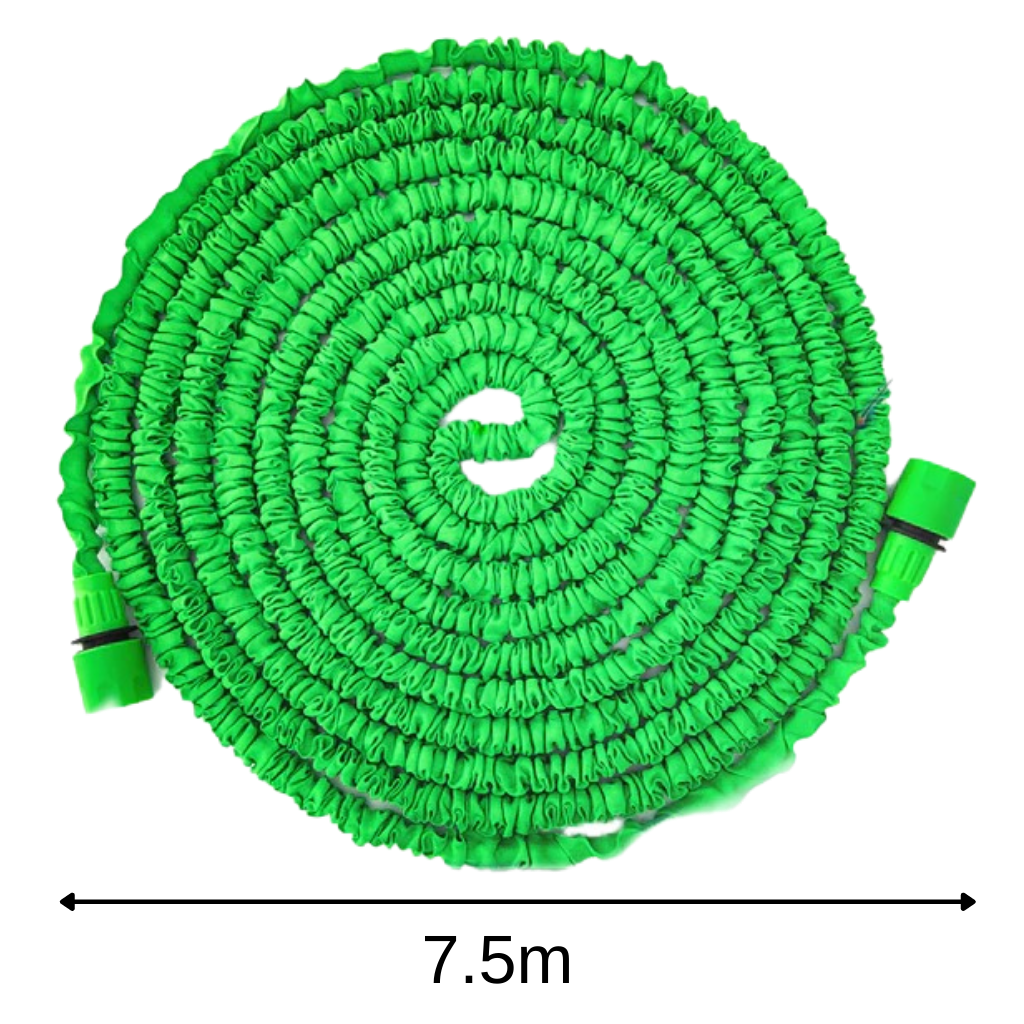 Tubo de mangueira de jardim extensível Felji com pulverizador para irrigação e rega fácil de plantas e jardins.