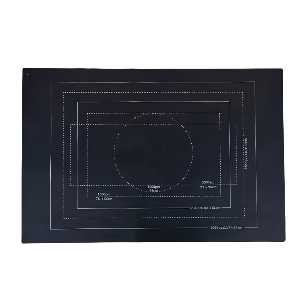 Tapete de feltro para quebra-cabeça da Homyl, rolo para facilitar armazenamento e proteção de peças de puzzle.