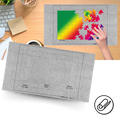 Tapete de feltro para quebra-cabeças Homyl, enrolável, ideal como acessório para puzzles, proteção e organização das peças.