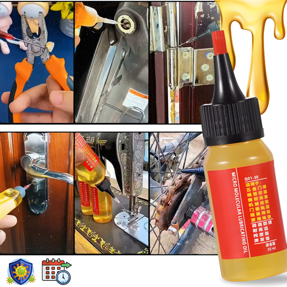 Lubrificante mecânico micromolecular Feltree, frasco de 30ml, ideal para lubrificação precisa de componentes mecânicos.