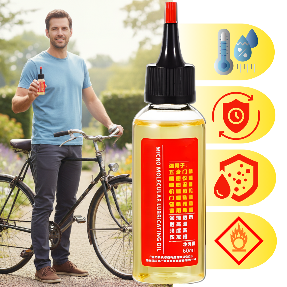 Lubrificante mecânico micromolecular Feltree em frasco de 30ml, ideal para lubrificação eficiente de componentes mecânicos.
