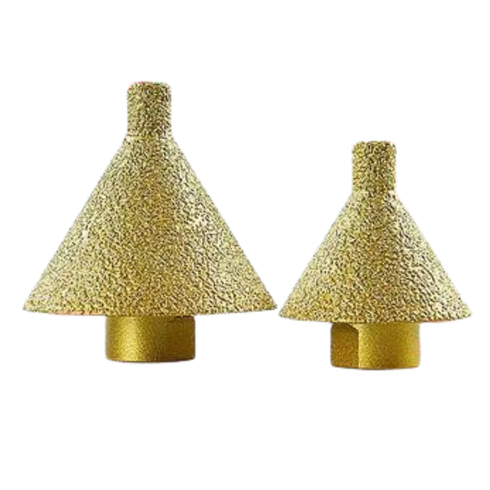 Mèche à chanfrein diamant supérieur Figatia, accessoire pour défonceuses, deux pièces avec parapluie, outil pour usinagem de bordas.