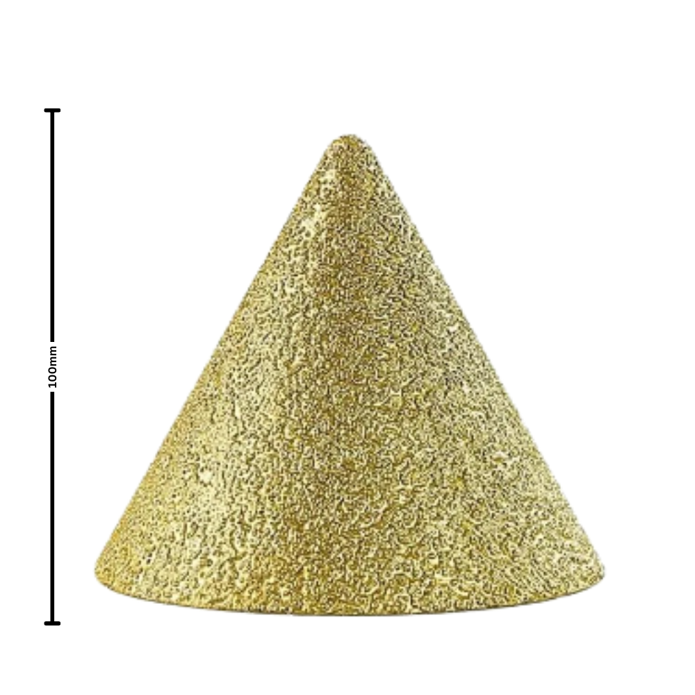 Mèche à chanfrein diamant supérieur Figatia, accessoire pour défonceuses, deux pièces avec protection en forme de parapluie.