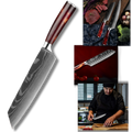 Conjunto de facas japonesas Firestone da Vinvar, utensílios de cozinha com lâminas afiadas e cabos ergonômicos.
