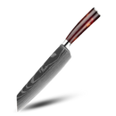 Faca kiritsuke da série de facas japonesas Firestone da Vinvar, lâmina afiada e cabos ergonômicos para cozinha.