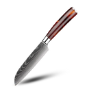 Faca Nakiri da série de couteaux japoneses Firestone da marca Vinvar, lâmina de aço e cabo ergonômico para culinária.