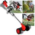 Ferramenta elétrica de jardim sem fio 3 em 1 da First Deal, coupe-bordures para manutenção de áreas externas.